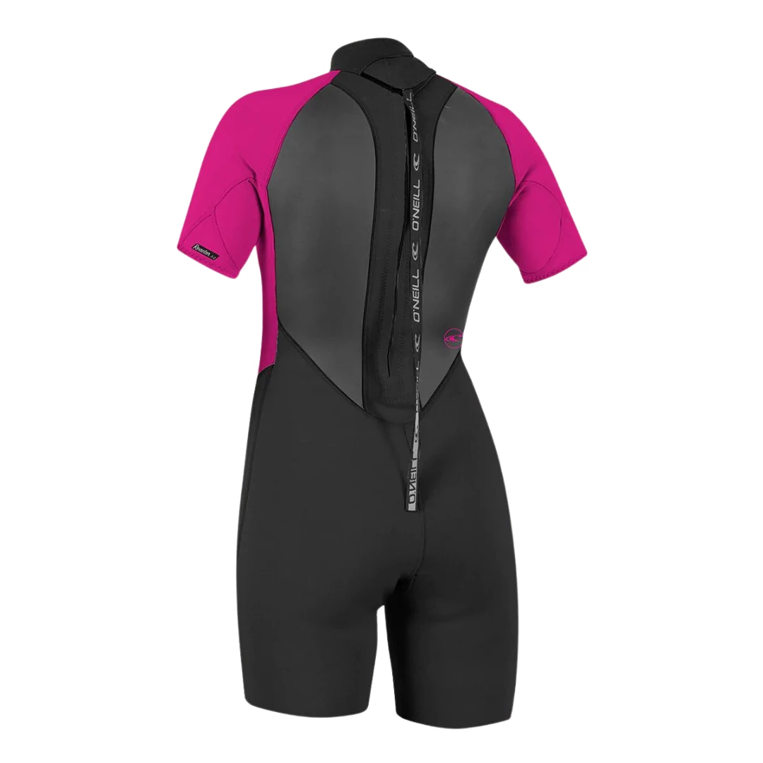 O'Neill Women's Reactor 2 2mm Back Zip S/S Spring Wetsuit 4 O'Neill Women's Reactor 2 2mm Back Zip S/S Spring Wetsuit - Image 2