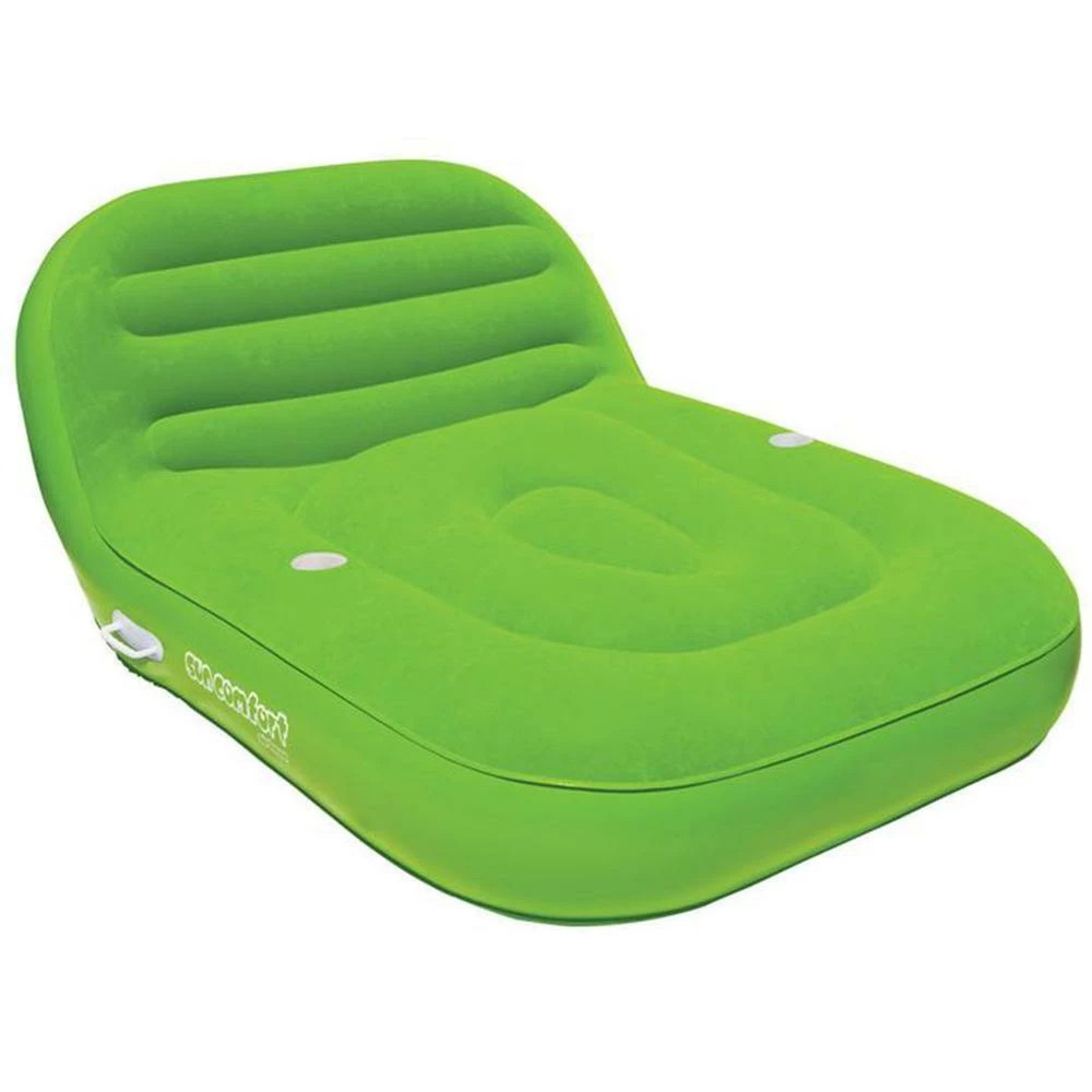 Airhead Sun Comfort Cool Suede Double Chase Lounger - Lime 3 Airhead Sun Comfort Cool Suede Double Chase Lounger - Lime