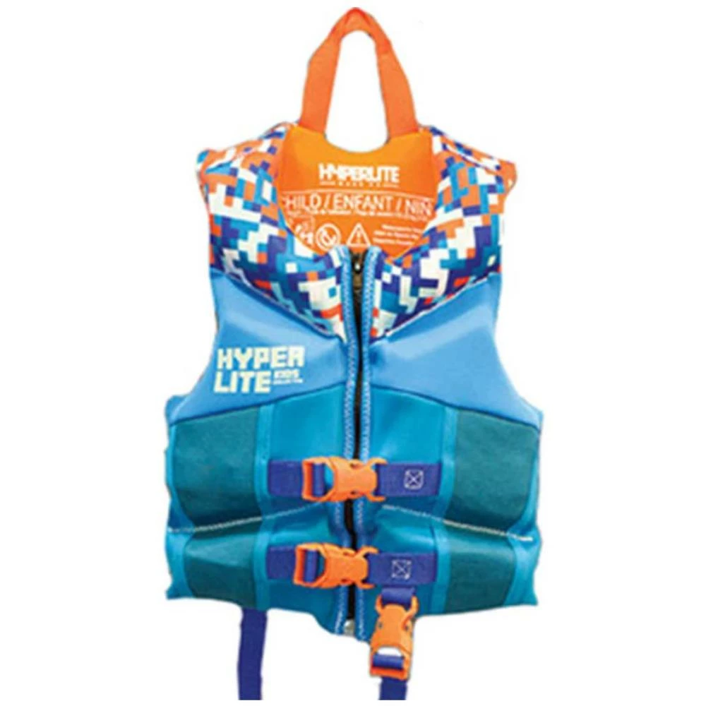 Hyperlite Child's CGA Life Vest Blue/Orange - 33–55 LBS 3 Hyperlite Child's CGA Life Vest Blue/Orange - 33–55 LBS