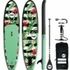 POP 10'6 Royal Hawaiian Mint/Black Inflatable Paddle Board Package -Surfing Equipment Sales Shop 8507 MINTBLACK l
