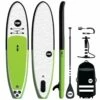 POP 11'0 PopUp Green/Black Inflatable Paddle Board Package -Surfing Equipment Sales Shop 8508 GREENBLACK l
