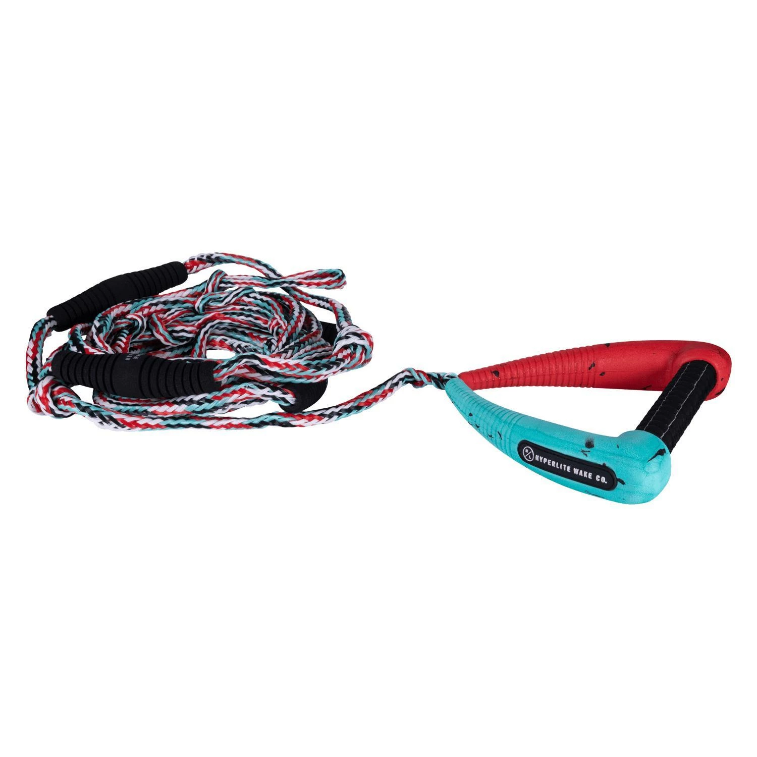 Hyperlite 25' Pro Surf Rope W/ Handle Red & Teal 2023 3 Hyperlite 25' Pro Surf Rope W/ Handle Red & Teal 2023