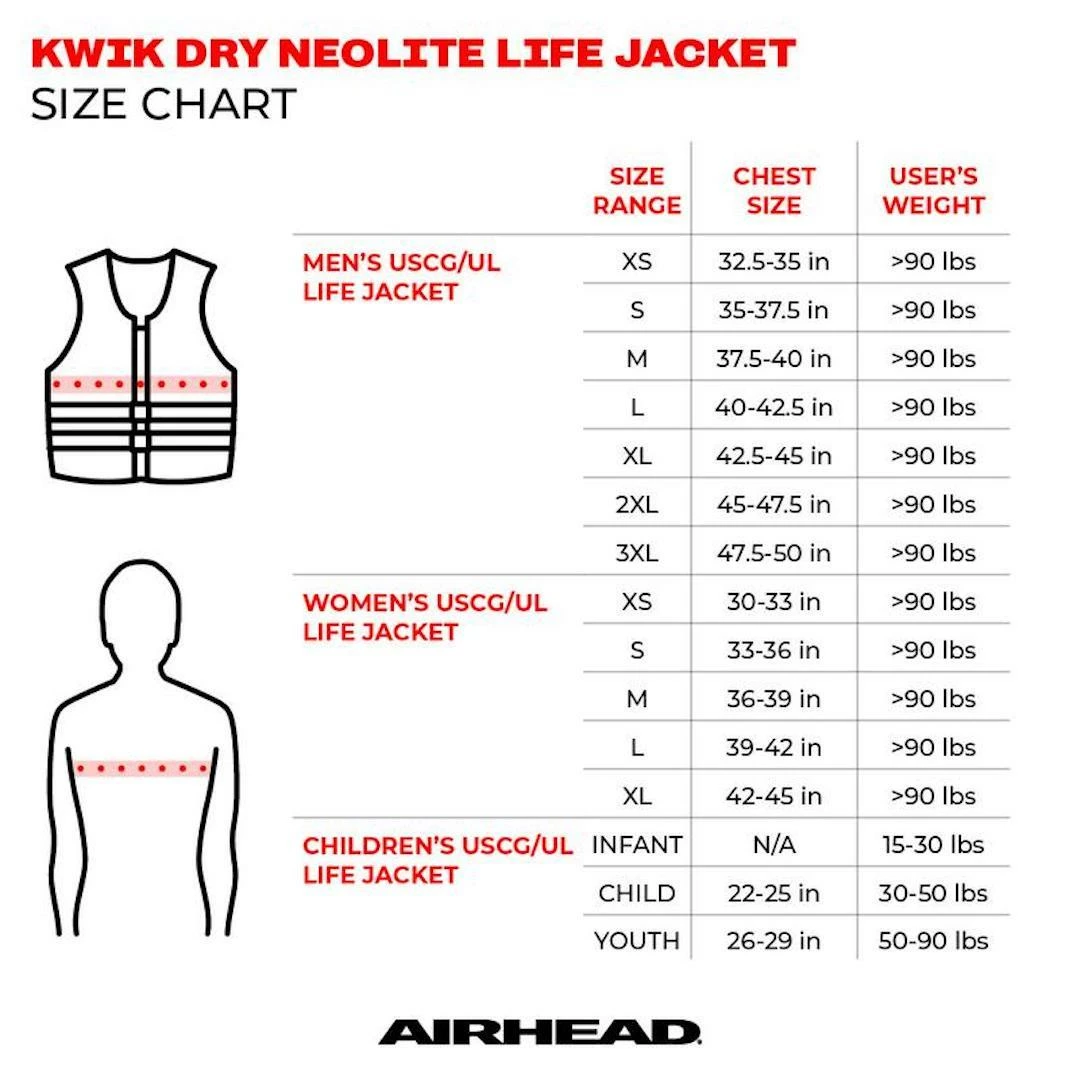 Airhead Women's Wicked Neolite Kwik-Dry CGA Vest - Multiple Sizes 5 Airhead Women's Wicked Neolite Kwik-Dry CGA Vest - Multiple Sizes - Image 3