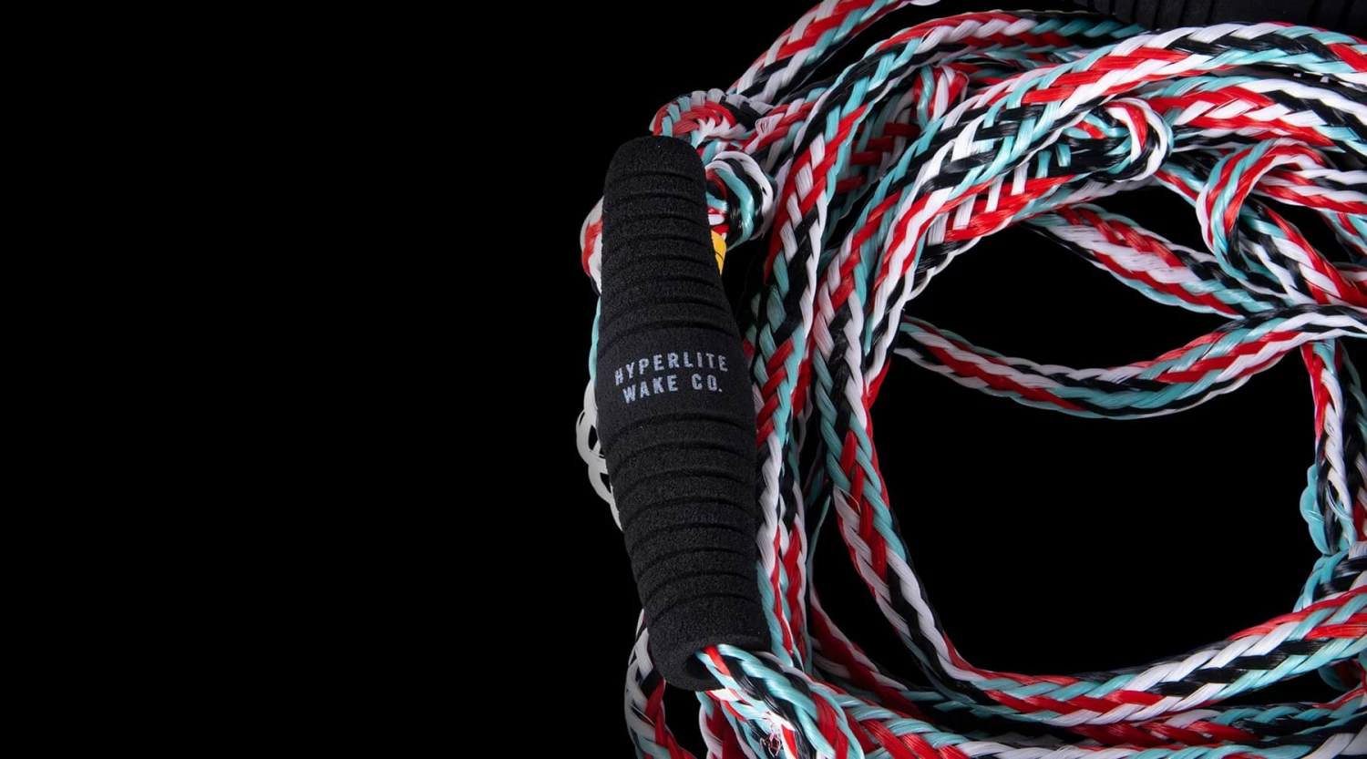 Hyperlite 25' Pro Surf Rope W/ Handle Red & Teal 2023 5 Hyperlite 25' Pro Surf Rope W/ Handle Red & Teal 2023 - Image 3